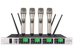 Wireless Microphone UHF 4 Way  Boly 5400