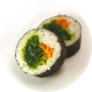 Seaweed Salad + Vegetables Maki