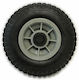 2.50-4 Solid Rubber Tyre on Grey Rim