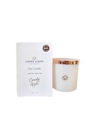 Gift: Linden Leaves Candy Apple Candle