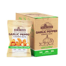 Food wholesaling: East Bali Cashews - Garlic Pepper 35g x 10