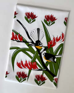 Tea Towel 100% Cotton - Fantails