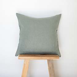 Moss Linen Cushion Cover
