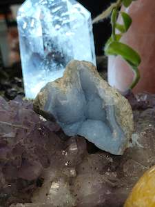 Blue Lace Agate Geode (Medium)