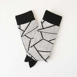 Graphite Pattern Socks
