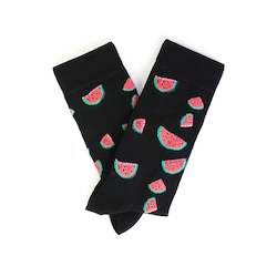 Watermelon Wedge Socks