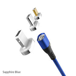 Internet only: Andro 2m Data/Charge Magnetic Cable. 3 Amp Fast Charging Capable.