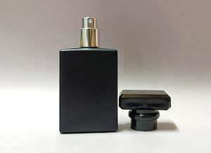 30ml Black Square Glass Spray Bottle