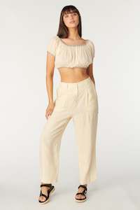 La Camella Thalia Top - Whisper White