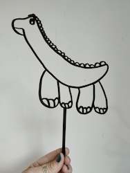 Craft material and supply: Dinosaur - Tiaan Cake Topper