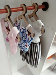 Craft material and supply: Doll Mini Clothes Hangers