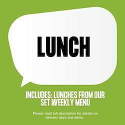 Weekly Meal Plan - LUNCHES ONLY