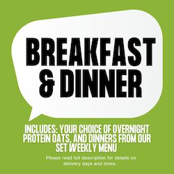 Catering: Weekly Meal Plan - BREAKFAST & DINNER