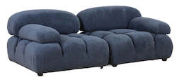 Furniture: TNC Corduroy 2 Seater Sofa, 1363 Blue