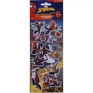 Spiderman Stickers 3 Pack - Embossed