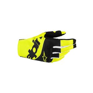 Alpinestars Techstar Gloves Black/Yellow Fluoro