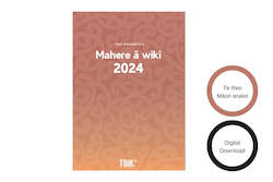 Stationery: 2024 Mahere ā wiki (Te Reo Māori) Digital File