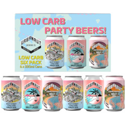 LOW CARB MIXED SIX PACK - 6 x 330ml Cans