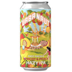 Beer: First Press 6 - Apricot & Peach Hazy IPA