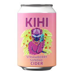Beer: Kihi Strawberry Sundae Cider