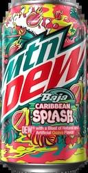 Mountain Dew Baja Caribbean Splash 355ml **LIMITED 1 CAN ONLY**