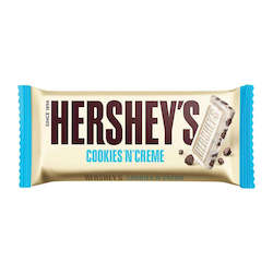 General store operation - mainly grocery: Hersheys Cookies n Cream Bar 40g