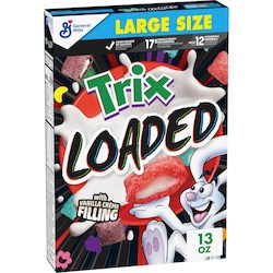 General store operation - mainly grocery: GM Trix Loaded Cereal 13oz/368g
