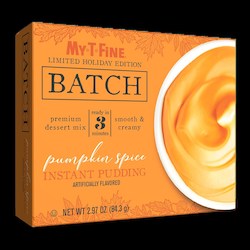 Batch My*T*Fine Instant Pudding Mix Pumpkin Spice 2.97oz/84.3g