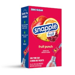 Snapple Zero Sugar On the Go Fruit Punch 6pk STG