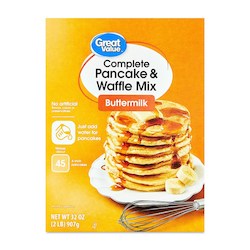 Great Value Complete Pancake & Waffle Mix Buttermilk 32oz/907g