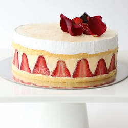 Bakery (with on-site baking): Valentine Fraisier