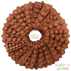 Specialised food: Non-stick Silicone Chocolate Molds