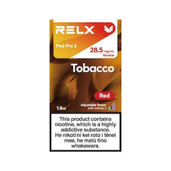 Electronic goods: RELX Infinity 2 Rich Tobacco Pod 28.5mg/ml