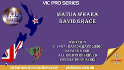 Entertainer: VICPS040 - Matua Whaea - David Grace - Pro Series