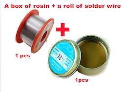 Top Deals In All: 1 Solder Wire 0.8mm Tin Lead Solder and 1 Rosin Flux Welding Assistant Soldering