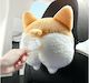 Pet shape paper sleeve cartoon dog plush armrest box paper towel case backseat