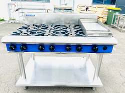 Equipment repair and maintenance: Blue Seal Evolution Cooktop 6 Open/1 Griddle Burner Gas on Stand 1200mm G518C-LS