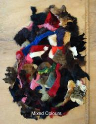 Wool textile: Possum fur scraps - 500g bag