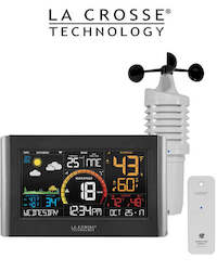 Partial Wireless Weather Stations: La Crosse V21-WTH-V3 WIFI Wind Speed & Temperature Humidity Station