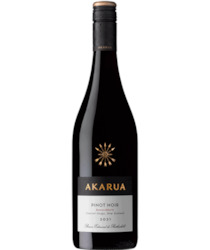 Commission-based wholesaling: Akarua Central Otago Pinot Noir 2021 6 Bottles