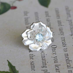 Jewellery manufacturing: Eva Rose Ring/ Aquamarine