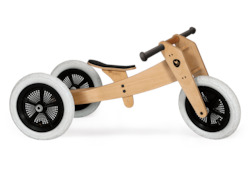Product design: Wooden 3-in-1 Balance Bike + Cargo Bin (Return)