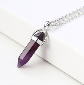 Crystal Pendant-Amethyst