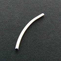 China, glassware and earthenware wholesaling: Curved Tube Spacer 25mm
