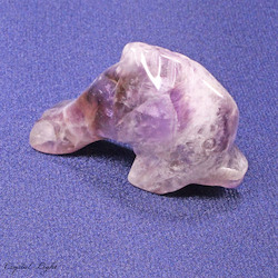 China, glassware and earthenware wholesaling: Chevron Amethyst Dolphin
