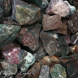 China, glassware and earthenware wholesaling: Bloodstone Rough /250g