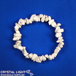 Howlite Chip Bracelet