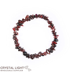 Garnet Chip Bracelet