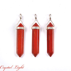 Red Jasper DT Pendant Sterling Silver