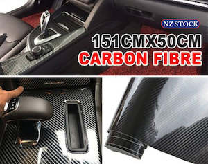 Carbon Fibre Wrap 5D - Black